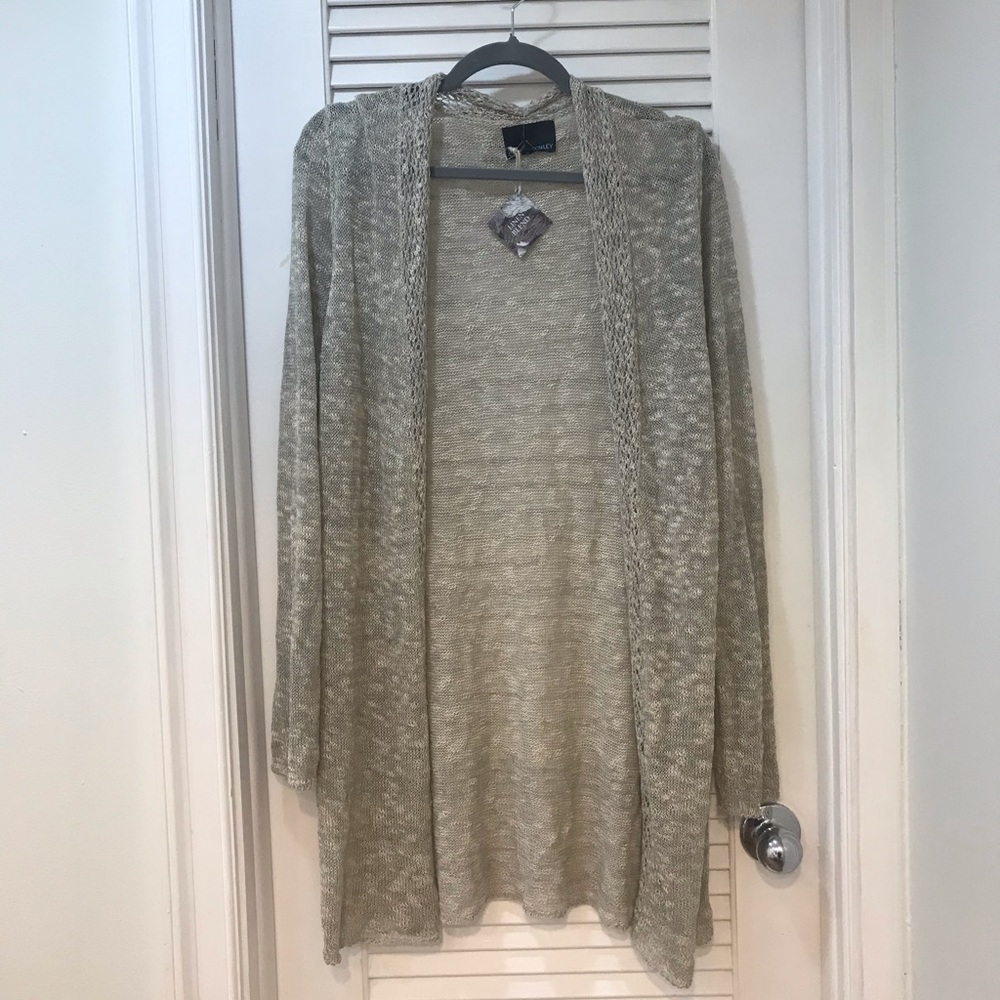 NEW! with tags - Cardigan with natural yarn